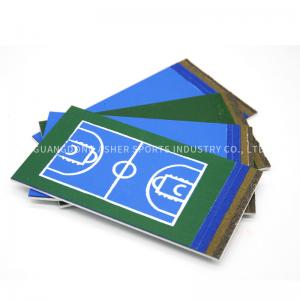 China Smooth Surface Acrylic Sports Flooring Colorful Tennis Court Use on sale