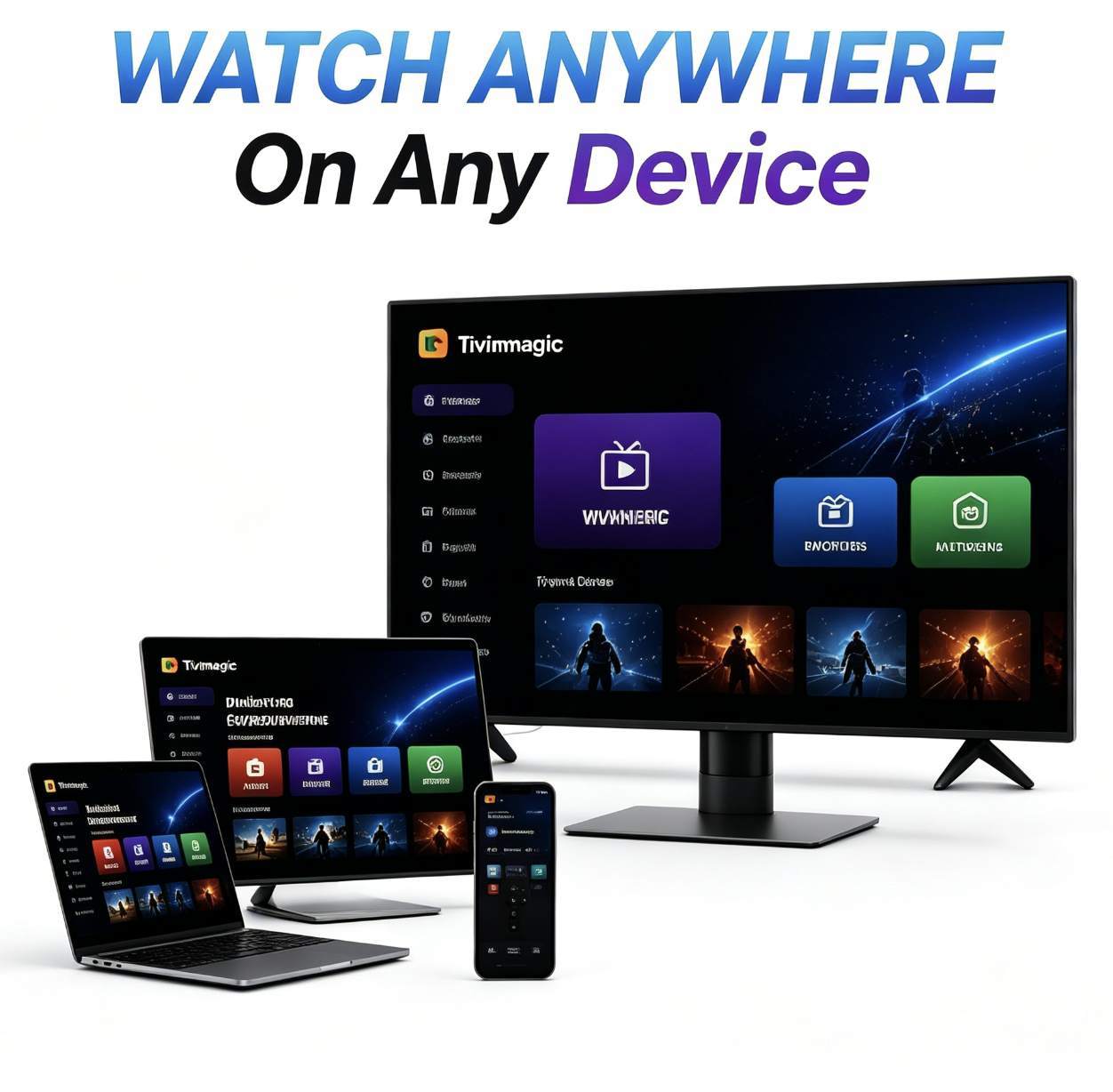 Streaming Android TV Box 8K Ultra HD Quad Core Support Multi Languages