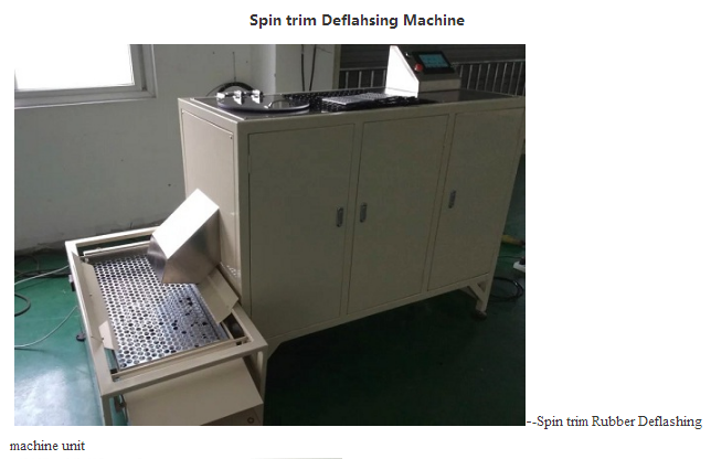 automatic rubber deflasher,spin trim deflashing rubber, deflashing machine