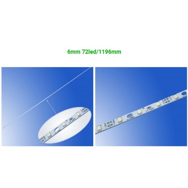 High Efficiency Rigid 5mm LED Strip Back Lit Acrylic Formed Light Boxes