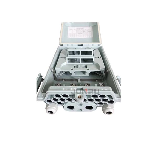 wall/pole Outdoor Fiber Optic Distribution Box PC+ABS material full load SC adapter