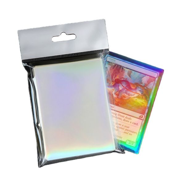 Factory Custom Size Pattern Game Transparent Water Resistant Anti Slip Design Perfect Fit Card Sleeve