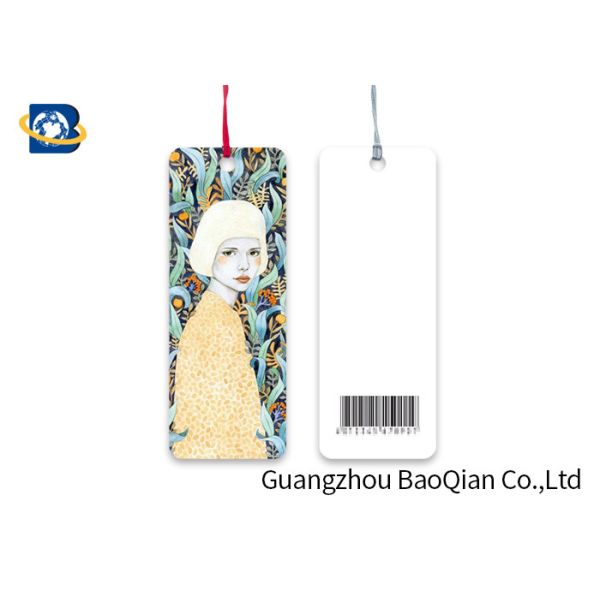 Offset Printing Custom Printed Bookmarks PET / PP Material Multi Shape Choice