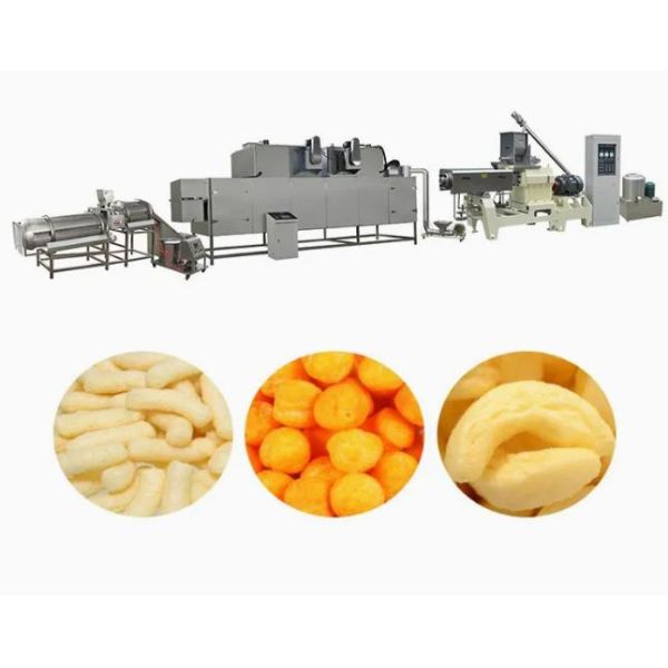 Snack Corn Puff Extruder Machine / puffed grain machine 