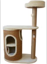Bottom Plat Multi Level Cat Scratching Post 49X49X82cm Size Various Shape