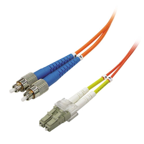 FC - LC Single Mode Fiber Optic Cable Duplex Optical Fiber Patch Cord
