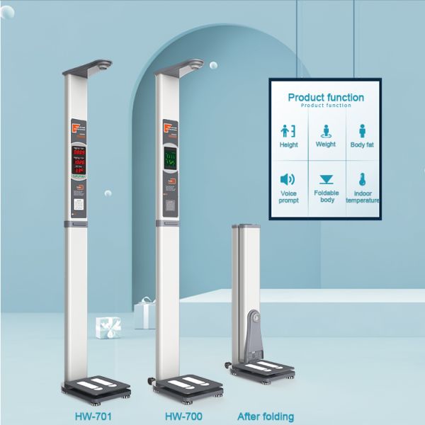 Accurate BMI Tracking Made Easy with Weight Scale and Height Meter Automatic Machine