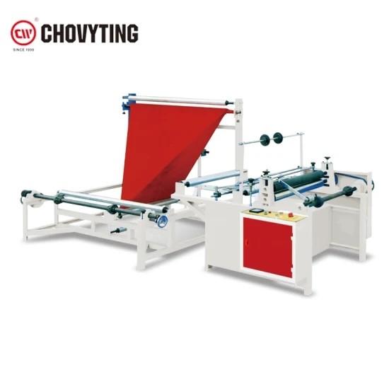 Buy 90m/min Triangle Plastic Film Folding And Rewinding Machine at wholesale prices