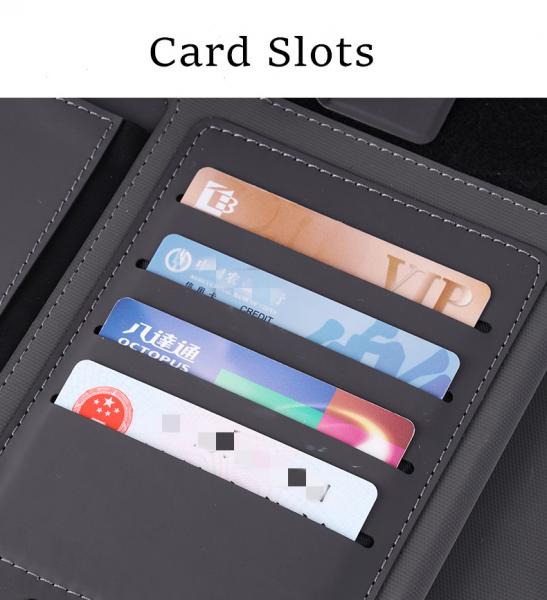 A5 Power Bank Waterproof Zipper Notebook PU Leather Combination Wireless Charger Notebook Luxury Corporate Gift