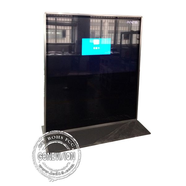 Horizontal Interactive Touch Screen Kiosk , Windows 10 All In One Totem Media Player