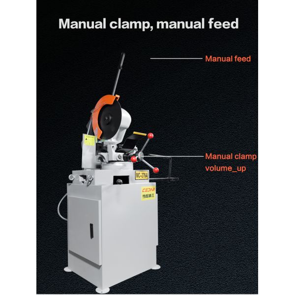Round Pipe And Square Pipe Cutting Machine 275A Manual Pipe Cutting Machine