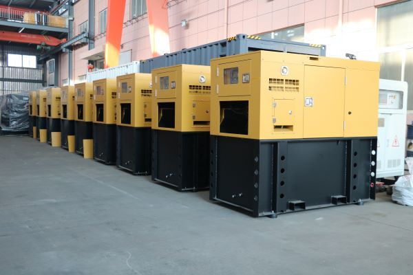 15kW Silent Diesel Generator Set - Side View