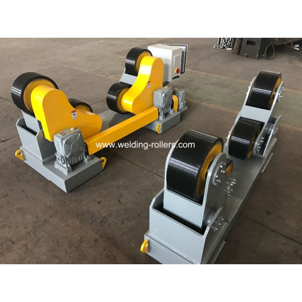 5 Ton Pipe Welding Rollers Self Aligning 2300 Mm For Wind Tower