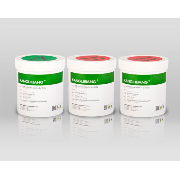 Kanglibang 3 Components High Temperature Cured Adhesive for Permanent Bonding Silicone Gaskets Strips Seal and O-ring