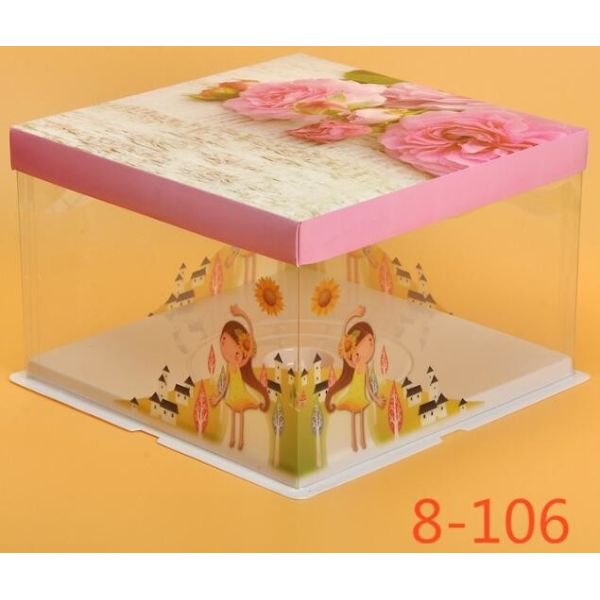 Disposable Clear/transparent Sandwich/cake Plastic Food Container/box/packaging,cheap cake boxes with clear window,custo