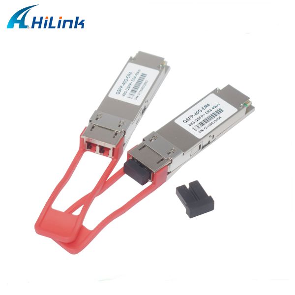 40Gb/s 40km QSFP+ Transceiver Hot Pluggable Duplex LC Connector Single mode