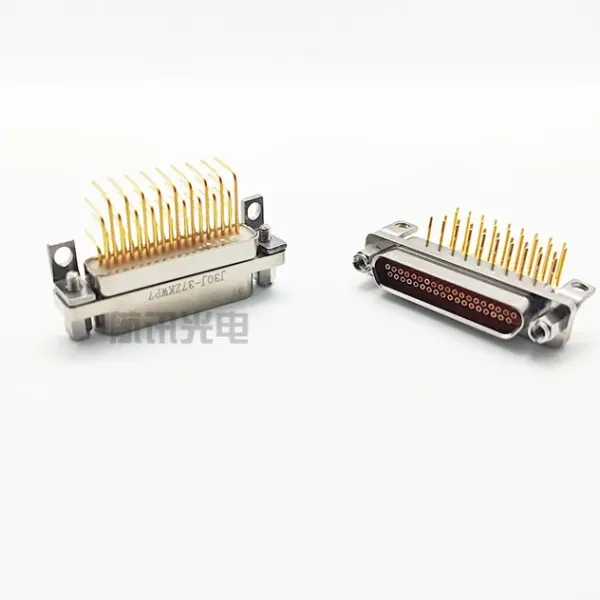 Rectangular Connector J30j-37zkn-J, Straight Pin 37 Core.