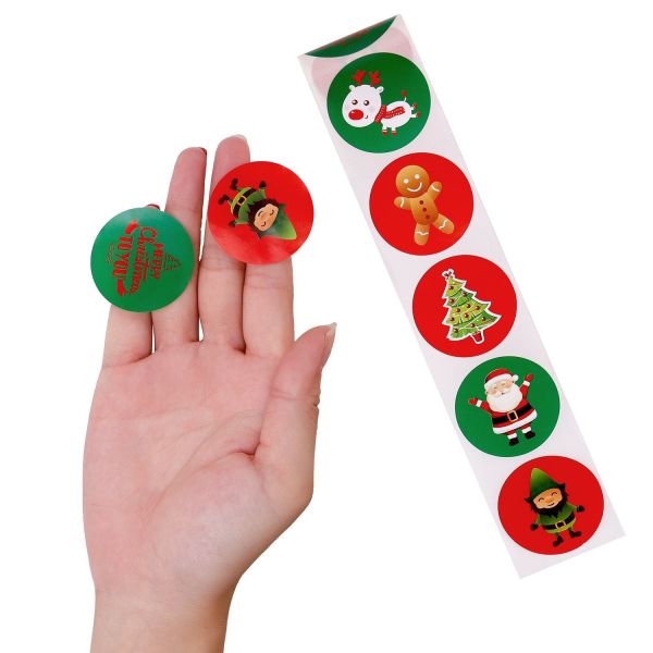 Permanent PMS Spot Color Self Adhesive Round Stickers