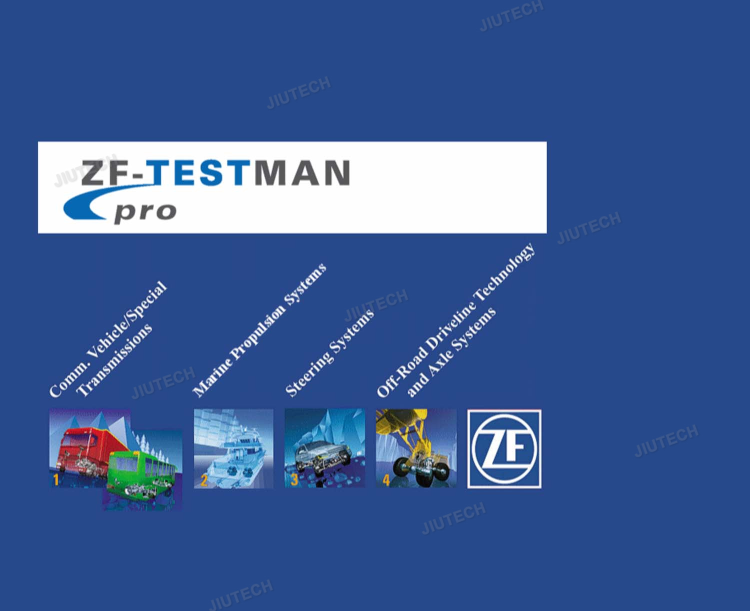 ZF Testman Development Diagnostic Scanner Transmission Testman Diagnosis Detection Tool for Engine Analyzer Programming