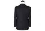 Fashionable Black Colour Office Work Uniforms , Wool Material Mens Work Uniforms