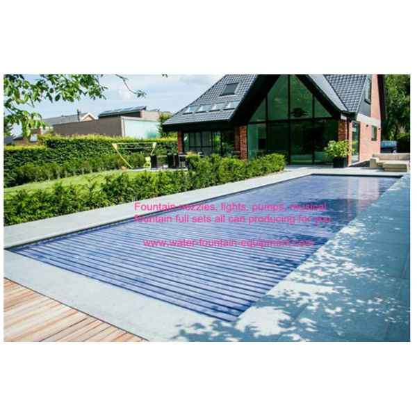 PE Material UV Stable Automatic Pool Covers Swimming Pool Control System Submerge Types