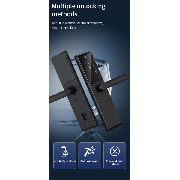 S829MAX Wifi Camera Lock Tuya APP Digital Viewer Lock Biometric Fingerprint Smart Door lock