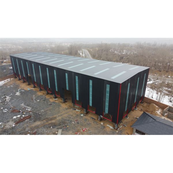 Excellent Wind Resistance Performance Light Steel Structure Workshop Warehouse High Strength Portal Frame Building Welding