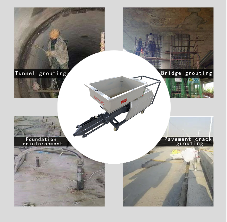 Automatic Screw Pumping Cement Mortar Plastering Machine for Grouting and Spraying
