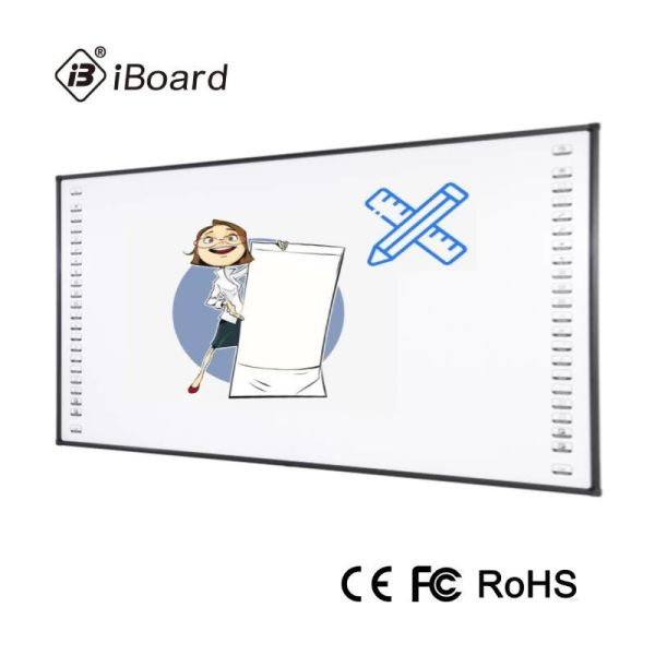 Interactive Whiteboard With Infrared Touch Technology IR 10 Touch Point Educational Equipment Whiteboard