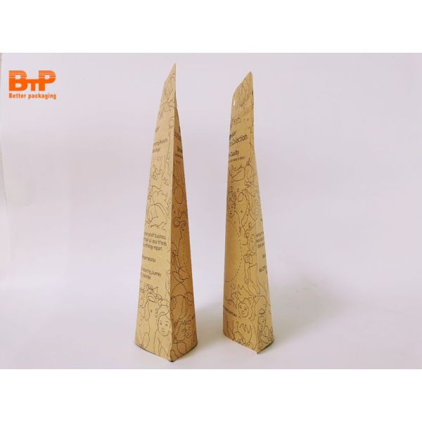Food Snacks Packaging Compostable Package Zipper Bag Biodegradable Materials Plastic Bags PLA Paper Pouch Bag Ecofriendly Material Packaging Printing