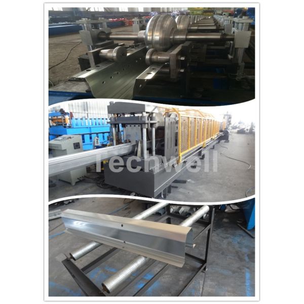 Highway Guardrail Roll Forming Machine 3.0mm 15KW