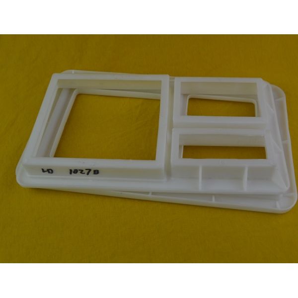 White Color Hardness Plastic Pp Panel Mold In Air Filter Long Life Filter Material