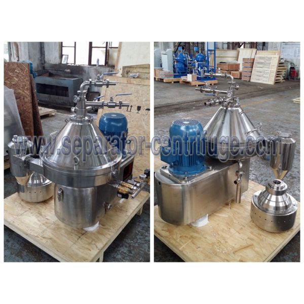 Automatic Part Discharging 2 Phase Dairy / Milk Clarifying Disc Separator - Centrifuge for Clarifying Milk