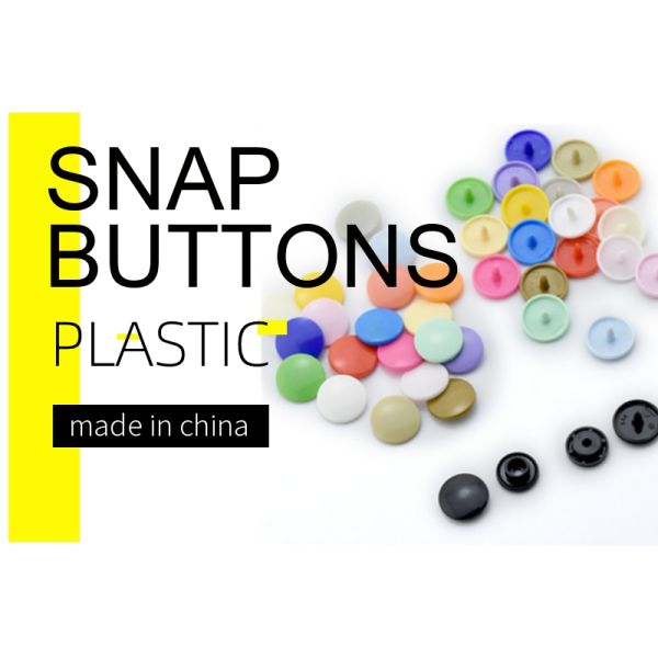 Coloured Plastic Snap Bulk Button For Baby Clothes Eco - Friendly