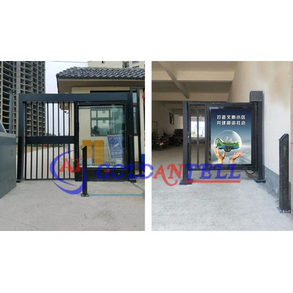 Thermal Scanner Face Recognition Door Access Control Turnstiles With Camera Waterproof Fence Barrier