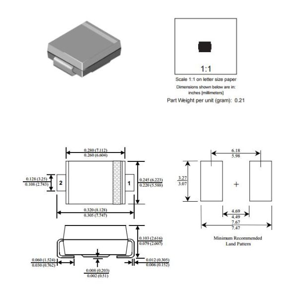 S310 Rectifier Diode new & original 3.0 Ampere Schottky Barrier Rectifiers