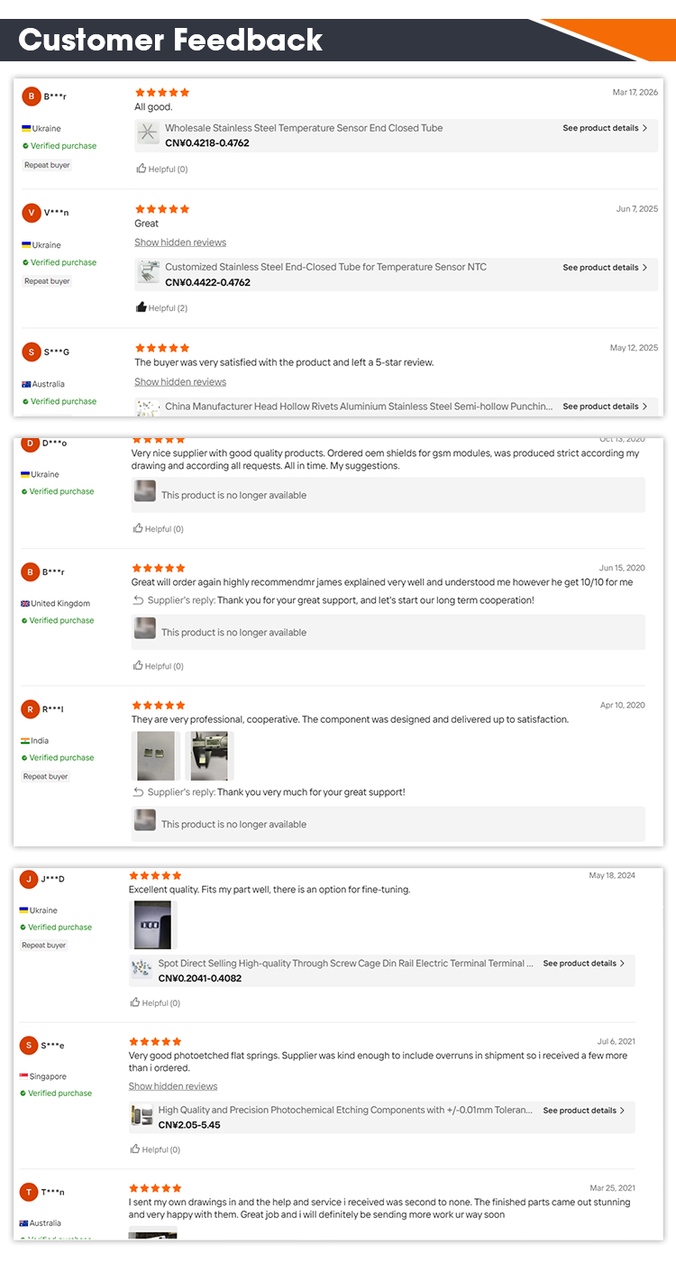 Customer reviews and testimonials