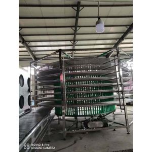 Industrial Automatic Spiral Bread Cooling Machine System Manufacturer