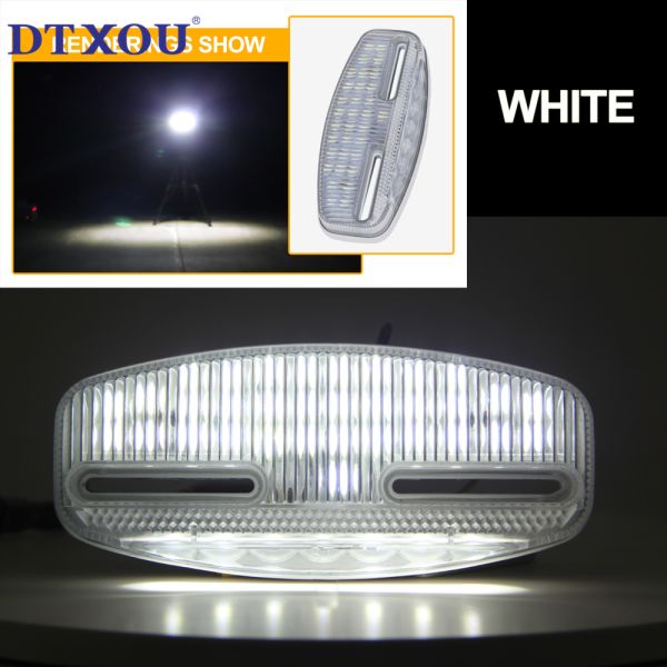 Universal 100% Waterproof 12V-24V Rectangular LED Car Warning Light