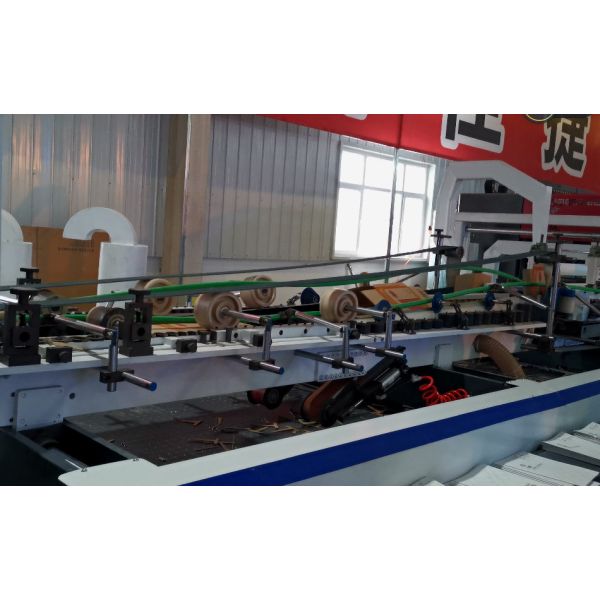4 Color Bottom Printer Slotter Die Cutter Gluer Bundler Inline Automatic