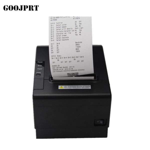 Small Size Bluetooth Receipt Printer 3'' 80mm Black And White Style JP-80H