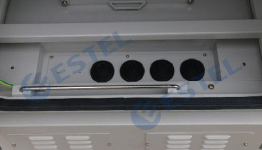Rainproof IP55 Outdoor Network Enclosure Galvanized Steel Front Access