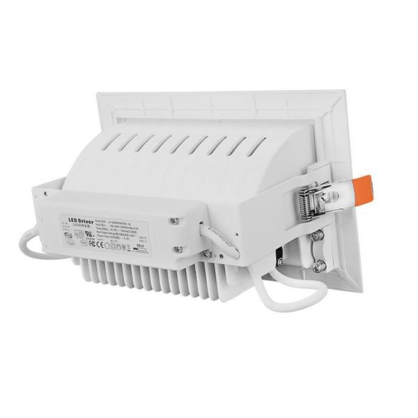 high power 60W dimmable led down light Rectangular downlight Square down light led trunk light with 5730 AC220 AC110V