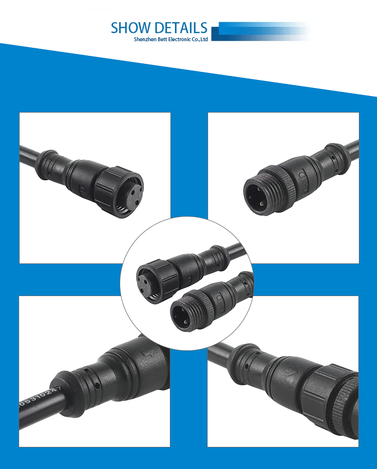BLUE PVC M15 WITH CABLE