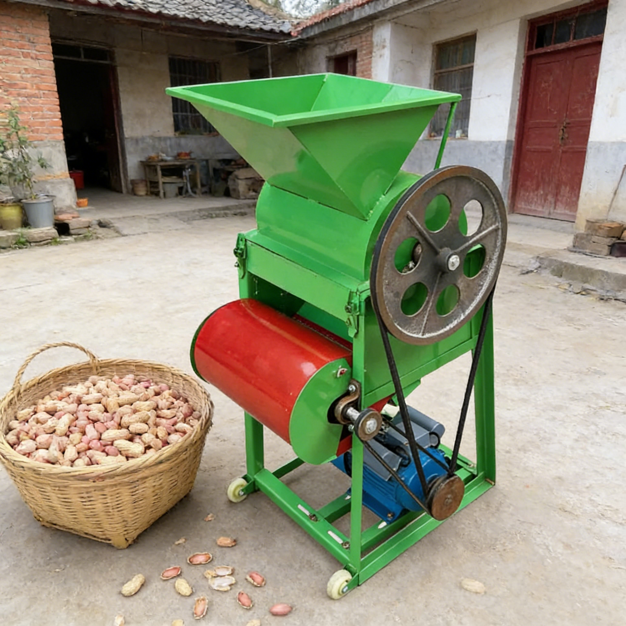 Peanut Shelling Machine Reliable Groundnut Sheller Efficient Grain Processing