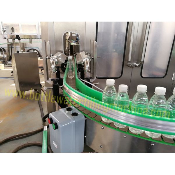 6000B/H Complete Drinking Water Bottle Filling Machine With PLC + Touch Screen