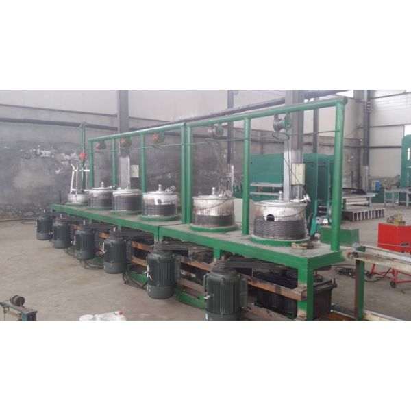 Frequency Control 6 Capstans Pulley Type Wire Drawing Machine 380v