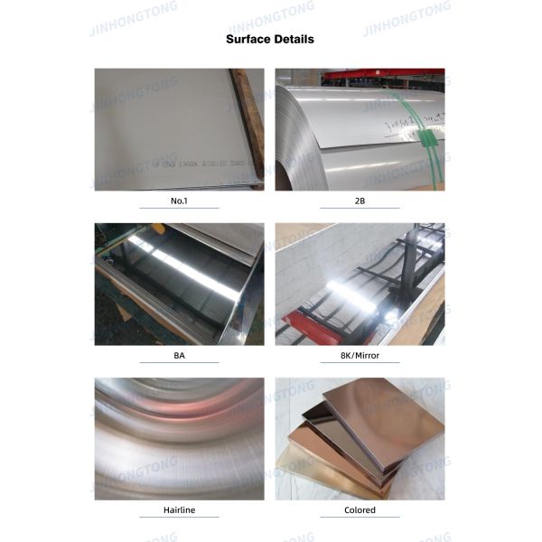 2B BA HL 8K Surface Polish SS Flat Sheet with Color Coated Solid Flat Stainless Steel Bar and Reasonable Sample Freely
