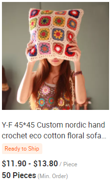 Y-F 150*100 Crocheted Bohemian Gypsy Gorgeous Vintage Decor Lap Rug Daisy Granny Square Comfort Bed Blanket Throw