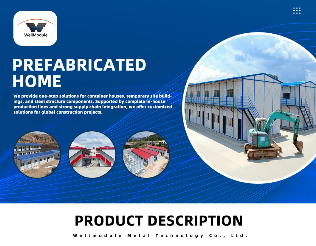 Fast Installation K Type Modular House System for Temporary Living Facilities, Construction Camps and Workforce Housing Solutions